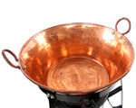 Ematik Cazo Copper 18" Set Carnitas Kit with Burner & Stand Cazo de Cobre Fryer