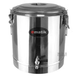 Pot Stainless Steel 36 Quarts Thermal with Commercial Dispenser Stock Pot