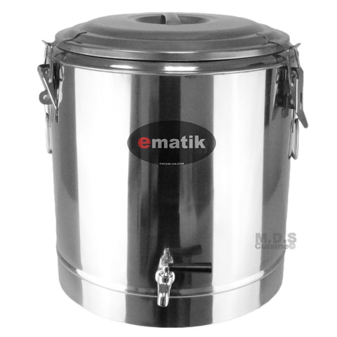 Pot Stainless Steel 36 Quarts Thermal with Commercial Dispenser Stock Pot