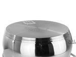 Stockpot 14 Qt Stainless Steel Commercial Tri-Ply Capsule Bottom Pot Dutch Oven Stock Pot