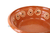 Plato Pozolero de Barro 8" Mexican Soup Bowl Traditional Clay Lead Free Artisan Artezania