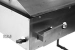 Ematic Catering Cart 36” Griddle 100% Pure Heavy Duty Gauge Steel Commercial Stainless Steel Taco Cart