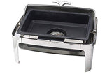 Water Pan Electric Black Polypropylene Commercial Restaurant Heavy Duty Chafer Chaffing Steam Table Food Warmer Tray