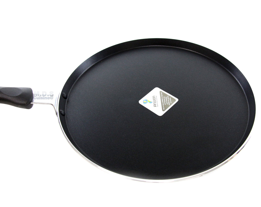 Ematik Comal 12” Aluminum Non-Stick Round Griddle Pan Sarten