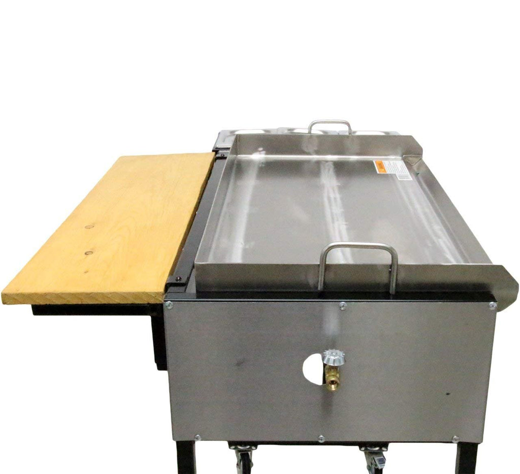 Ematik Griddle 31” 100% Heavy Duty Gauge Steel Stainless Steel