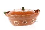 Salsero de Barro with Lid & Serving Spoon Traditional Salsa Bowl Chip & Dip Molcajete Sauce Mexican