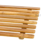 Mat Dish Rack 7" Wooden Bamboo Pot Pan Countertop Protective Holder Two 7" Pc Se