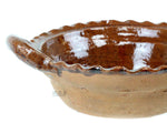 Cazuela De Barro 7.5” Brown Glaze Interior Finish 100% Lead Free Mexican Red Clay Traditional Decorative Artisan Casserole Olla