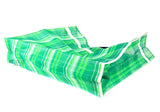 Shopping Bags Mercado Mexican Tote Grocery Handmade 15.5” X 12.5" Carrying Assorted Flannel Colored Mesh Reusable Market Bag Cocina Mexicano ((M) Green Mexican Handbag)