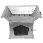 Kitchen & Restaurant Supplies Anafre 8“ Traditional Galvanized Sheet Metal Fogon Grill Outdoor Camping Charcoal Chafer