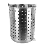 Pot Stainless Steel 53 Quart with Strainer Basket StockPot Commercial Fryer Pot