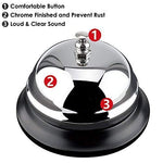 Call Bell Chrome 3.5" Tabletop Commercial Restaurant Kitchen Supplies