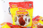Mexican Candy Vero Mango Paletas Wholesale Lollipops Box Distribution Dulces Mexicanos (6 Bags, Total 240 Paletas)