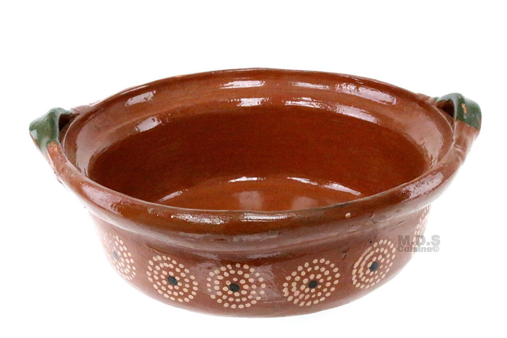 Cazuela De Barro 13“ with Top Lead Free Mexican Clay Traditional Casse –  Kitchen & Restaurant Supplies