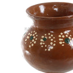 Taza De Barro 10 OZ Traditional Artisan Hand painted Floral 100% Lead Free