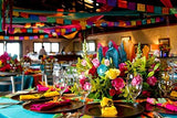 Papel Picado 16Ft Plastic Traditional Authentic Cultural Mexican Decorative Fiesta Party Flags Patterned Folk Art Festive Decorations
