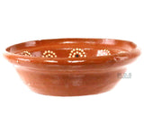 Plato Pozolero de Barro 8" Mexican Soup Bowl Traditional Clay Lead Free Artisan Artezania