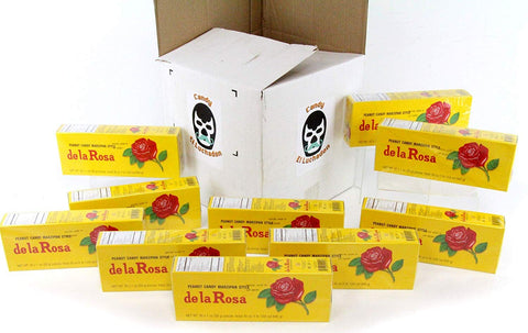 Mexican Candy Marzipan Mazapan De La Rosa Chewy Peanut Style Wholesale Boxes 30 Piece Packs Dulces Mexicanos (10 boxes of Marzipan (30 Pack, 300 Pieces))