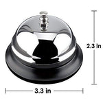 Call Bell Chrome 3.5" Tabletop Commercial Restaurant Kitchen Supplies