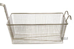Baskets Frying 2 Deep Fryer Commercial Heavy Duty Stainless Steel Wired 13"L x 6.5"W x 6"H