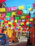 Papel Picado 16Ft Plastic Traditional Authentic Cultural Mexican Decorative Fiesta Party Flags Patterned Folk Art Festive Decorations
