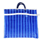 Shopping Bags Mercado Mexican Tote Grocery Handmade 19” x 15.5” Carrying Assorted Flannel Colored Mesh Reusable Market Bag Cocina Mexicano (L) Blue Mexican Handbag)
