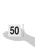 Numbers for Restaurant Plastic Cards Commercial Kitchen Guest Number Holder 1-50