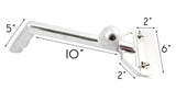 Scraper Aluminum 14” Griddle Grill Commercial Heavy Duty Splashguard 6” Blade Restaurant Scraper Cleaner