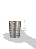 Condiment Cylinder 5.5" Stainless Steel Holder for Table-top Flatware Fork Spoon Knife Cookware Tray Dispenser