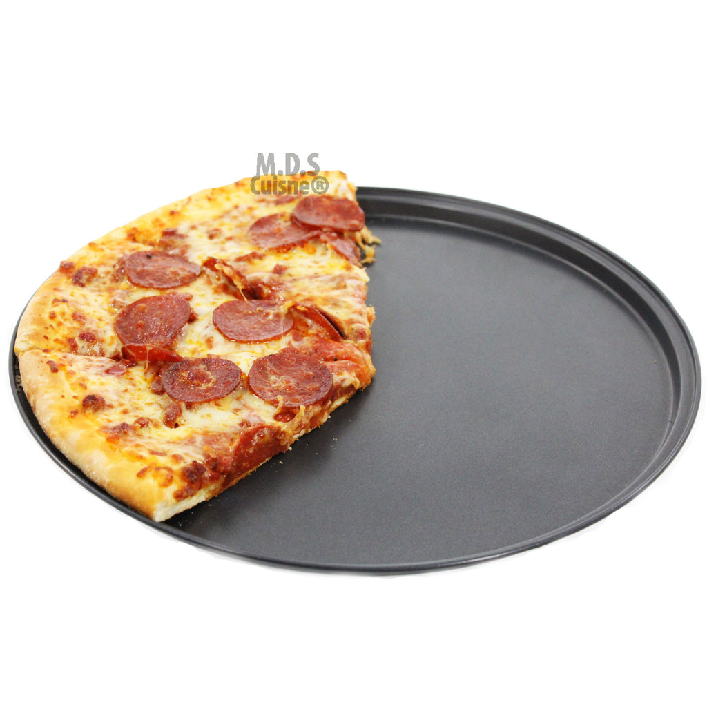 14 Non Stick Pizza Pan Cooking Grill Stove Round Baking Tray Oven