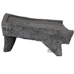 Metate Mortar & Pestle 12" Molcajete Lavastone Aztec Mayan Toltec Volcanic Rock