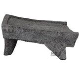 Metate Mortar & Pestle 12" Molcajete Lavastone Aztec Mayan Toltec Volcanic Rock