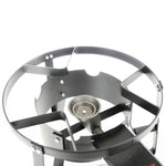 High Pressure Burner 16" Round Low Stand Propane Gas  0-20 PSI