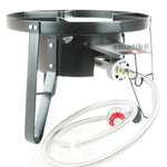 High Pressure Burner 16" Round Low Stand Propane Gas  0-20 PSI