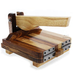 Tortilla Press 12" Premium Hardwood Heavy Duty Dough Press Parota Ash Wood Homemade Tortillas