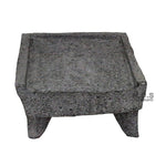 Metate Mortar & Pestle 12" Molcajete Lavastone Aztec Mayan Toltec Volcanic Rock