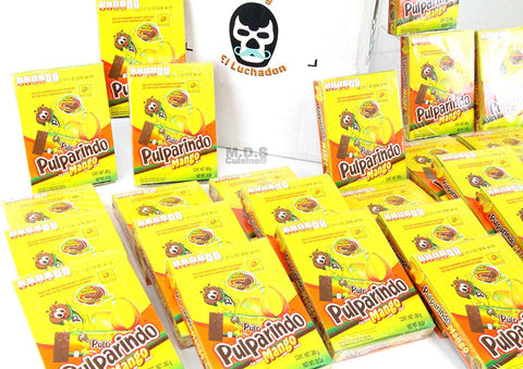 Mexican Candy Vero Pulparindo Mango Wholesale Tangy Tamarind Chili Dulces Mexicanos 20 Pieces Per Box (8 boxes of Pulparindo (160 Pieces))