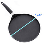 Comal 10.5" Non Stick Skillet Teflon with Handle Flat Fry Pan Griddle Pan