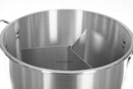 Divider Stainless Steel for 40/52 Qt 14"-16" Stockpots Steamers Tamales Seafood Vegetables Pot collapsible Divider