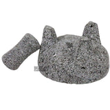 Molcajete 5" Mortar & Pestle Salsera Salsa Guacamole Tejolote Metlapil Lavastone Aztec Mayan Toltec Volcanic Rock Ancient Traditional Pre-Hispanic Antique Grinding Stone Metlapil Mano Bowl Tool