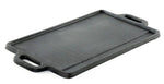 Cast Iron 20" Reversible Griddle Flat & Ridged BBQ Grill Burner Kitchen New