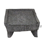 Metate Mortar & Pestle 12" Molcajete Lavastone Aztec Mayan Toltec Volcanic Rock