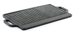 Cast Iron 20" Reversible Griddle Flat & Ridged BBQ Grill Burner Kitchen New