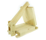 Tortilla Press Pine 7.5" El Rey Wooden Madera Traditional Dough Press Made in Mexico