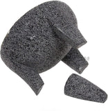 Molcajete 10” Mortar & Pestle with free Root Brush, Salsera Salsa Guacamole Tejolote Lavastone Aztec Mayan Toltec Volcanic Rock Ancient Traditional Pre-Hispanic Antique Grinding Stone Metlapil Bowl