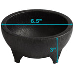 Molcajete 32 Oz Black Plastic Durable Traditional Mexican Serving Bowl Guacamole