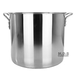 Stock Pot Stainless Steel 100 QT Steamer Brew Vaporera Tamalera for Tamales(25gallons)