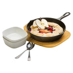 Cast Iron 5.5" Inch Pre Seasoned Fry Pan Skillet Camping Heavy Duty NEW