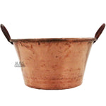 Cazo De Cobre Para Carnitas Large 24" Heavy Duty Gauge Copper 100% Made Mexico