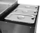 Taco Cart Stainless Steel Griddle Commercial Catering Portable Burner Tacos NEW